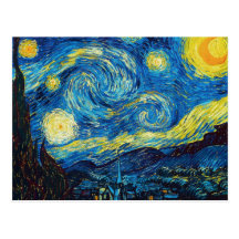 Van Gogh Starry Night Postcard