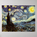 Van Gogh Starry Night posters