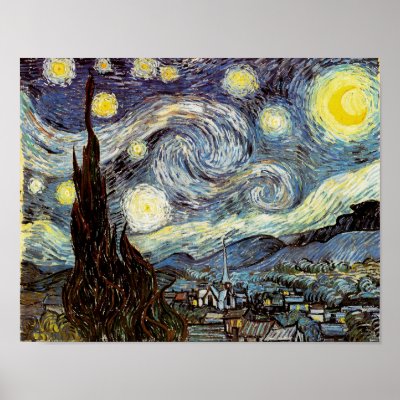 Van Gogh Starry Night Posters by masterpiecesofart