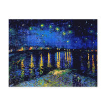Van Gogh Starry Night Rhone Post Cards