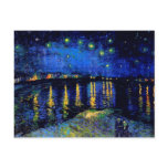 Van Gogh Starry Night Rhone postcards