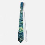 Van gogh starry night vector ties