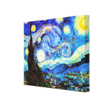 Van Gogh Starry Night, Vintage Fine Art Canvas Prints