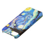 Van Gogh Starry Night, Vintage Fine Art iPhone 5 Covers