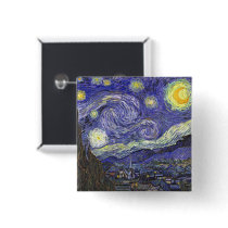 Van Gogh Starry Night, Vintage Post Impressionism