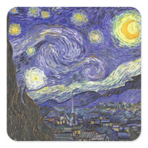 Van Gogh Starry Night, Vintage Post Impressionism