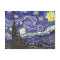 Van Gogh Starry Night, Vintage Post Impressionism