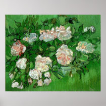 Van Gogh; Still Life: Pink Roses Posters