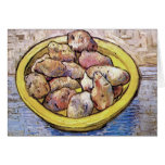 Van Gogh - Still Life Potatoes In A Yellow Dish Card