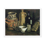 Van Gogh Still Life Pottery, Beer Glass and Bottle Post Card