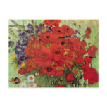 Van Gogh; Still Life: Red Poppies and Daisies postcards