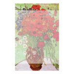 Van Gogh; Still Life: Red Poppies and Daisies Personalised Stationery