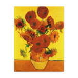 Van Gogh; Still Life: Vase with 15 Sunflowers postcards