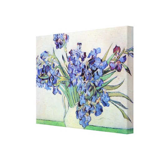 Van Gogh Still Life: Vase with Irises Stretched Canvas Prints