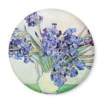 Van Gogh Still Life: Vase with Irises Refrigerator Magnets