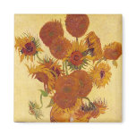 Van Gogh Sunflowers magnets