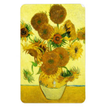 Van Gogh Sunflowers Magnet