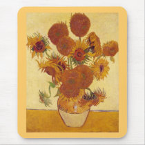 Van Gogh, Sunflowers Mouse Pad