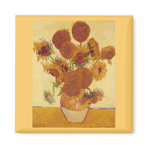 Van Gogh, Sunflowers Refrigerator Magnets