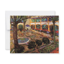 Van Gogh; The Courtyard of the Hospital at Arles Announcements