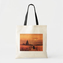 Van Gogh - The Old Tower In The Fields Tote Bag