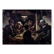 Van Gogh The Potato Eaters Greeting Card