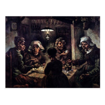 Van Gogh The Potato Eaters Postcard