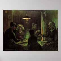 Van Gogh; The Potato Eaters, Vintage Impressionism Posters