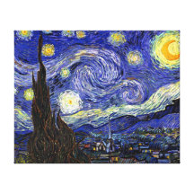 Van Gogh The Starry Night Stretched Canvas Prints