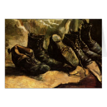 Van Gogh; Three Pairs of Shoes (Still Life) Cards
