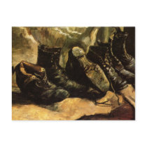 Van Gogh; Three Pairs of Shoes (Still Life) Post Card