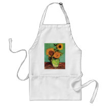 Van Gogh; Three Sunflowers in a Vase Aprons