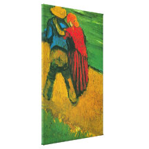 Van Gogh Two Lovers Canvas Print