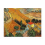 Van Gogh Valley with Ploughman Postcard