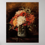 Van Gogh; Vase with Carnations posters