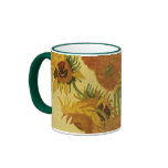 Van Gogh: Vase with Fifteen Sunflowers mugs