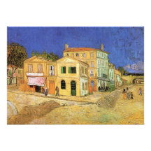 Van Gogh; Vincent's House in Arles (Yellow House) Invitations