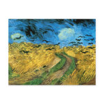 Van Gogh - Wheat Field Under Threatning Sky's postcards