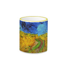 Van Gogh Wheatfield with Crows Fine Art Mug