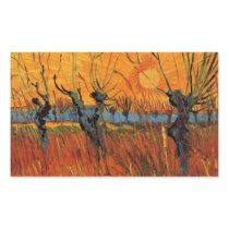 Van Gogh  Willows at Sunset Stickers