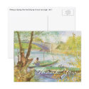 Van Gogh's Fishing in Spring postcards