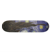 Van Gogh's Starry Night Skate Board Deck
