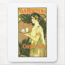 Van Houten's Cacao en Chocolade 1899 Mouse Mats