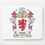 Van Leeuwen Family Crest mousepads