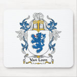 Van Loon Family Crest mousepads