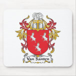 Van Santen Family Crest mousepads