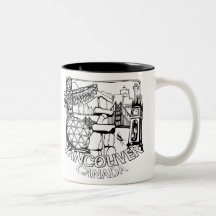 Vancouver BC Canada Coffee Cups Mugs & Glasses