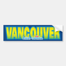 Vancouver Bumper Bumper Stickers