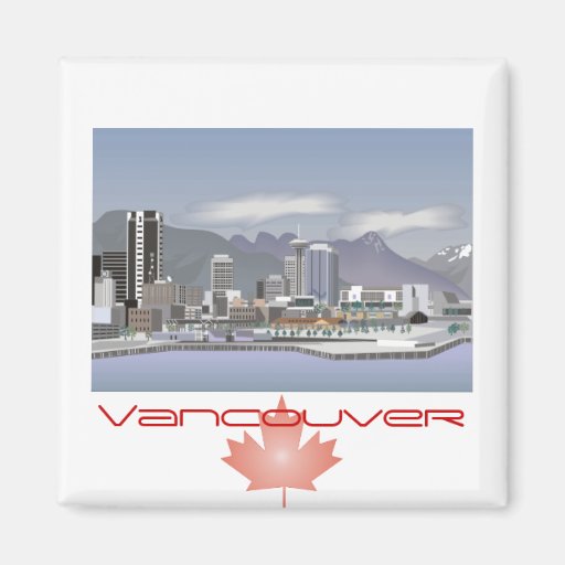 Vancouver Canada Fridge Magnet