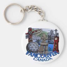 Vancouver Canada Key Chain Vancouver Souvenirs